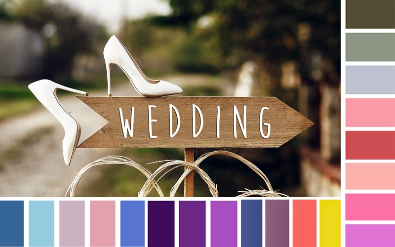 Come scegliere il colore giusto per il matrimonio?