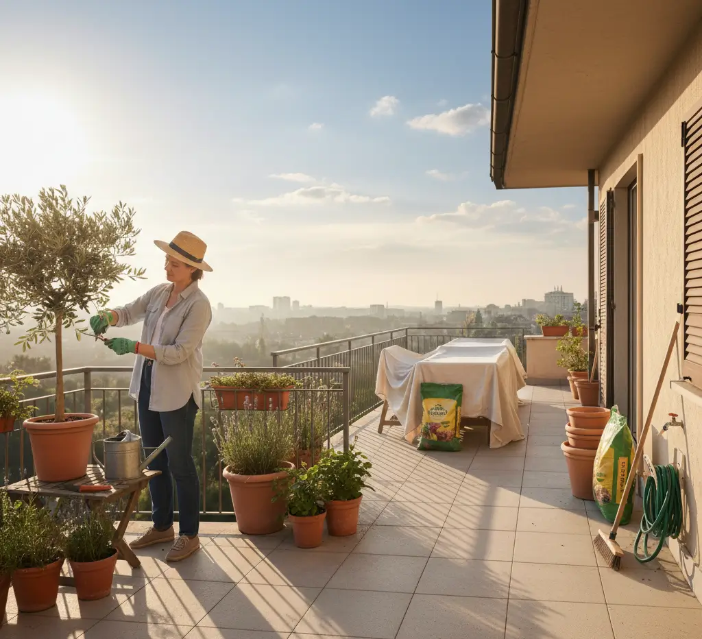 Preparare balconi e terrazzi al cambio di stagione