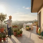 Preparare balconi e terrazzi al cambio di stagione